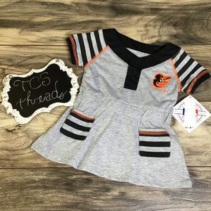 Baltimore Orioles Infant Girls 12M Dress Pockets